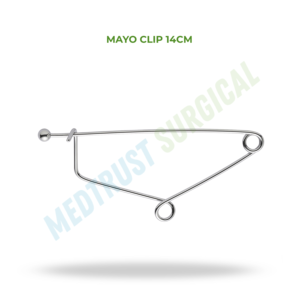 Pinza Mayo de 14 cm, Instrumento Quirúrgico para Cirugía de Columna Vertebral, para Sujetar Tejidos - Product Image 2