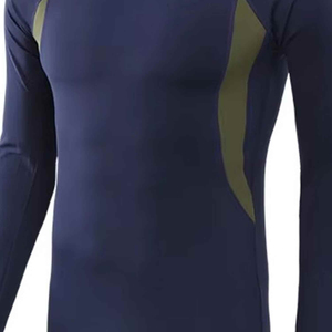 <b>Men's</b> Regular Fit High Elastic Waist Breathable <b>Compression</b> Suits Sets Solid Spandex/Nylon Casual Wear Outdoor Four-Way Front - Product Image 5