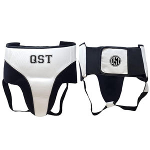 100% protección profesional de alta calidad para trabajo pesado tamaño de logotipo personalizado protector de ingle boxeo Kick Boxing Taekwondo entrenamiento hecho PU - Product Image 1