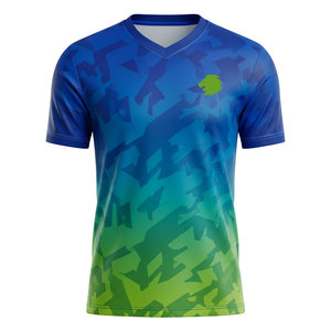เสื้อฟุตบอลผ้าเจอร์ซี่น้ำหนักเบาใส่สบายเสื้อกีฬาดีไซน์ยอดนิยม - Product Image 1