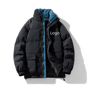 Chaqueta de Plumón de Invierno para Hombre, Nueva, con Cuello Alto, Cálida, Gruesa, Moderna y de Alta Calidad - Product Image 1