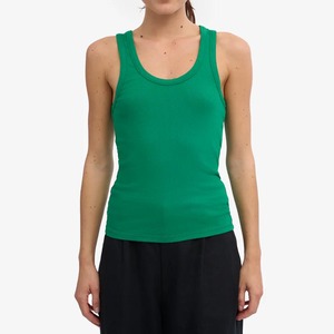 T-shirts décontractés d'été sans manches en coton pour femmes, coupe ample, grande taille, débardeur court de fitness pour femmes - Product Image 5
