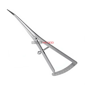 Calibre angulaire de 7 pouces pour la mesure et la cartographie osseuse, échelle de précision 0-40 mm, instrument chirurgical dentaire de qualité allemande - Product Image 6