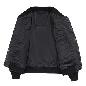 Men's Casual Soft Shell Waterproof Techwwae Stand Collar Polyester Techwear Jacket Zipper Closure Front Logo Techwear Jacket - Product Image 6