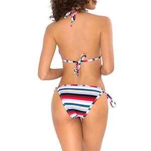 Traje de Baño de Dos Piezas con Diseño Contorneado y Soporte Push-Up, Ajuste Seguro, Estampado por Sublimación, Bikini para Mujer, Ropa de Playa - Product Image 2