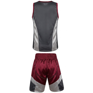 Uniforme de Boxeo de Alta Calidad 100% Poliéster, Color y Logotipo Personalizados, Talla para Adultos, Nueva Llegada, Uniformes de Boxeo de Alta Calidad - Product Image 3
