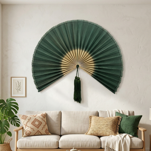 Ventilador de Pared de Bambú al por Mayor a Precio Económico, Decoración de Pared Boho Vintage de Lujo, Hecho en Vietnam por KingCraftViet - Product Image 6