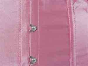 Corsé de satén blanco de alta calidad personalizado con varillas de acero, tipo overbust, para entrenamiento de cintura, corsé nupcial con cordones. - Product Image 3