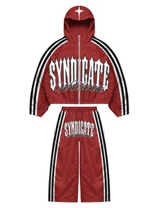 Conjunto Deportivo Cortavientos de Diseño Múltiple |   Pantalones cortos con capucha War Cry Galleria. Fabricante de Marca Privada OEM - Product Image 4