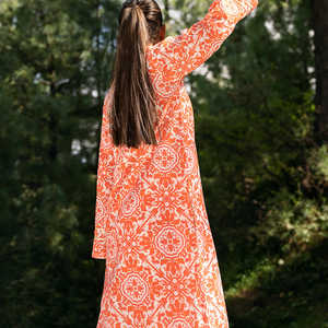 2PC Digital Printed Khaddar Suit PW4162 Vestidos de cóctel elegantes - Product Image 3