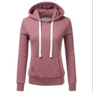 Sweat-shirt à capuche noir pour femme, manches longues, couleur unie, pull en tricot avec poches, respirant, vêtements d'automne - Product Image 6