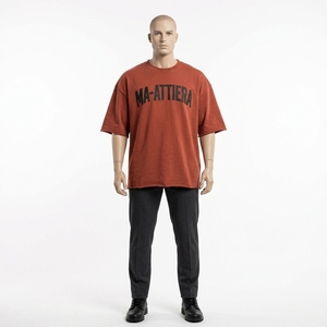 Camiseta Oversize Roja Oxidada para Hombre Estilo <span class=keywords><strong>Bape</strong></span>, Ropa para Hombre, Camisetas para Hombre, Proveedor Mayorista, <span class=keywords><strong>Precio</strong></span> Bajo - Product Image 1
