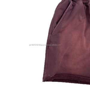 กางเกงขาสั้นผ้าย้อมสีทึบปรับได้มาใหม่กางเกงขาสั้นสั่งทำสำหรับขายในปากีสถาน - Product Image 6