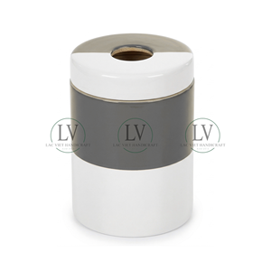 ถังขยะไม้ไผ่หลากสีพร้อมฝาปิด ถังขยะไม้ไผ่สำหรับใส่กระดาษ สำหรับโต๊ะทำงาน อุปกรณ์สำนักงานและของใช้ในบ้าน จากเวียดนาม - Product Image 4