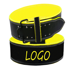 Ceinture de musculation en cuir de qualité supérieure, 4 pouces de large, pour la musculation et l'entraînement en force, offre en gros OEM - Product Image 3