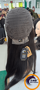 Trama de máquina frontal y superior atada a mano, Color Natural, todos los tamaños, Mono Top Lace Front, pelucas de cabello humano, Topper - Product Image 4