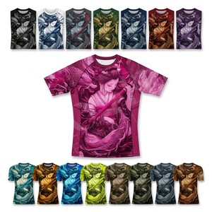 เสื้อรัดรูปออกกำลังกายแขนยาวป้องกันรังสียูวีสำหรับเล่นน้ำ ดำน้ำ ตกปลา ออกแบบได้ตามต้องการ - Product Image 1