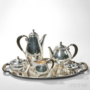 Articles de service haut de gamme, accessoires d'accueil élégants, accessoires de luxe pour boissons, présentation moderne du thé, décor métallique haut de gamme - Product Image 3
