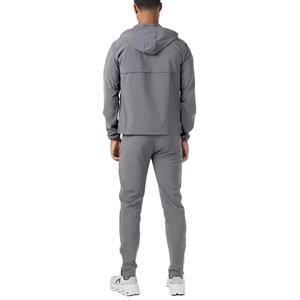 Custom Tracksuit Oversize Windbreak Tracksuit <b>Set</b> Nylon Jogger Pants Reflective Zipper Sweatsuit Men Nylon Tracksuit <b>Set</b> - Product Image 2
