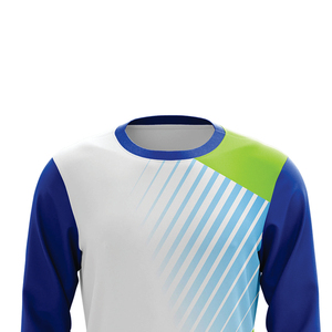 Camiseta de portero de fútbol sublimada personalizada, transpirable, de secado rápido, con logo personalizado, ropa de entrenamiento deportiva, camiseta de entrenamiento. - Product Image 4
