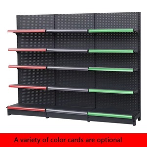 Estantes de Farmacia Verticales de Hierro Pulido de Doble Cara y Alta Resistencia, Exhibidor de Supermercado de 4 Niveles - Product Image 3