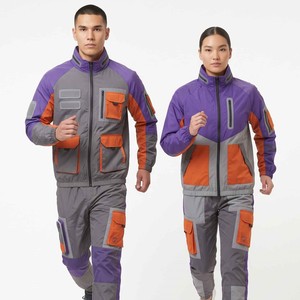 Ensemble de survêtement coupe-vent léger et personnalisé 2026 de haute qualité avec poches, imprimé, coupe oversize, unisexe - Product Image 3