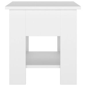 15.7 bianco "x 15.7" x 16.5 "tavolino in legno ingegnerizzato - Product Image 5