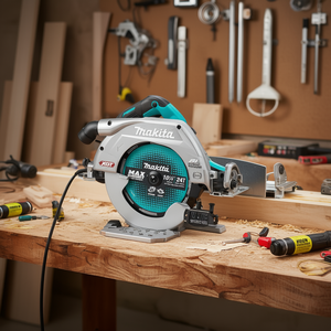 Sierra Circular Inalámbrica de 40V con Motor sin Escobillas, 10-1/4 Pulgadas, con Base y Riel Guía para Trabajos en Madera - Product Image 3
