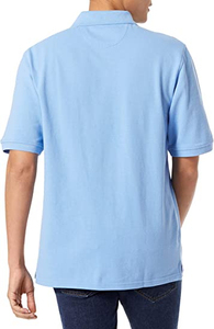 เสื้อโปโลสีพื้นคุณภาพสูงพร้อมโลโก้แบบกำหนดเอง สไตล์สปอร์ตทันสมัยสำหรับผู้ชาย วัสดุพรีเมียมคุณภาพสูง - Product Image 3