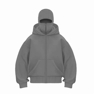 Sweat-shirt à capuche en gros pour hommes, Hoodie pas cher pour hommes, Pulls à capuche unis personnalisés en polaire, Pack de sweats de jogging en polaire - Product Image 3