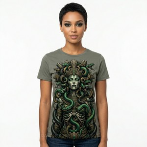 เสื้อยืดลายกราฟิกซอมบี้มูนสไตล์อนิเมะ เสื้อยืดสาวน้อยเวทมนตร์เดดเอนด์ เสื้อยืดสตรีทแวร์ Y2K แฟชั่นฮาราจูกุ เสื้อผ้าฝ้าย - Product Image 5