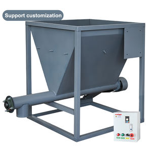 Máquina transportadora de tornillo sin fin con tolva para harina, leche, especias, gránulos químicos, de acero inoxidable, automática - Product Image 1