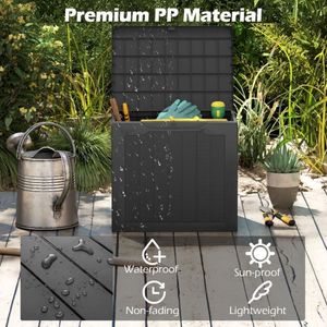 Scatola portaoggetti con coperchio bloccabile per uso interno ed esterno - Product Image 2