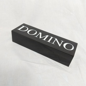 Caja de Juego de Dominó Minimalista en Blanco y Negro, Decoración para Mesa de Centro, Juego de Mesa Familiar de Primera Calidad, Regalo - Product Image 3