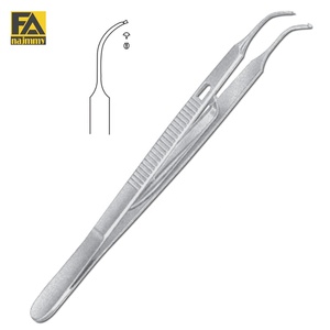 Pinces à tissus Stevens 1x2 à dents courbées pour la chirurgie générale, instrument manuel certifié CE, classe I - Product Image 1