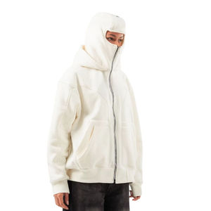 Sudadera con Capucha para Hombre, Negra, Impermeable, Ecológica, Transpirable, Ligera, Tejida, Antipilling, con Máscara Ninja, Invierno, Logotipo Personalizado - Product Image 5