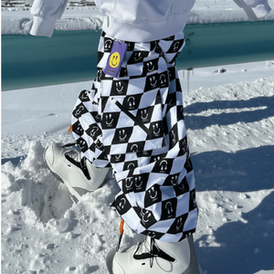 High Quality <b>Waterproof</b> Plus Size Checkerboard for Face Ski Pants Breathable Windproof Insulated Snowboard Trousers Baggy - Product Image 4