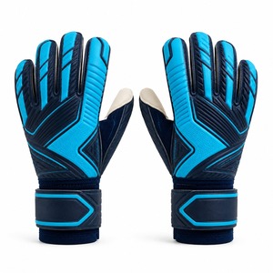 Gants de gardien de but en cuir de haute qualité, personnalisés avec logo imprimé, pour sports de plein air, avec design et emballage uniques. - Product Image 2