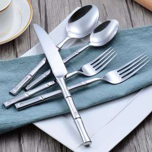 Ensemble de couverts en acier inoxydable de qualité supérieure |   Ensemble de cuillères, fourchettes et couteaux de luxe pour la salle à manger à domicile, les hôtels, les restaurants et la restauration - Product Image 6