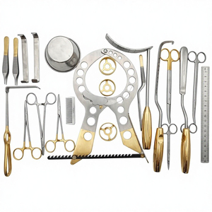 Kit de Instrumentos Quirúrgicos Profesionales para Cirugía Plástica y de Senos, 24 Piezas - Product Image 1