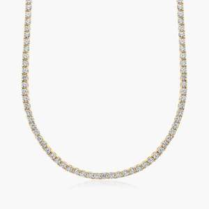 Collar de Diamantes Cultivados en Laboratorio, Oro Blanco de 14K, Corte Brillante, Certificado IGI, Joyería de Lujo para Compromiso y Boda, Chapado en Rodio - Product Image 4