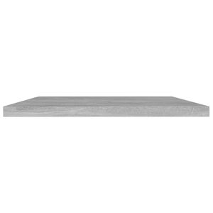 4-Piece Set of Concrete Gray Engineered Wood Bookshelf Boards 15.7"x11.8"x0.6" <b>Storage</b> <b>Shelves</b> & Units - Product Image 3