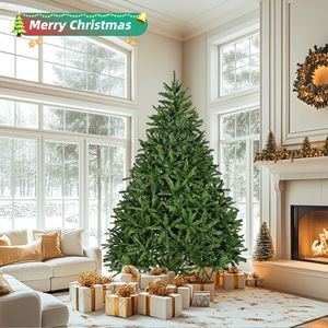 Albero di Natale Artificiale Premium Non Illuminato da 210 cm con 2231 Punte di Rami e Supporto in Metallo, Facile da Montare - Product Image 6