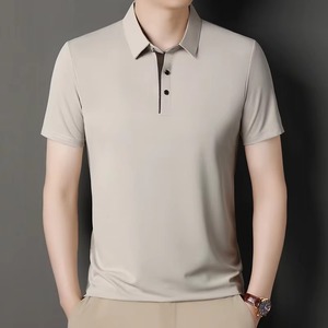 Polo à manches courtes fin et décontracté, broderie logo personnalisée, prix usine, collection printemps-automne, pour le commerce transfrontalier - Product Image 6