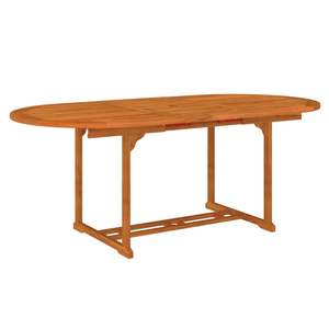 Conjunto de Comedor Mediano para Jardín en Madera de Eucalipto Sólida Color Marrón Rojizo - Product Image 6