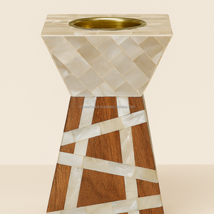 Juego de 3 Quemadores de Incienso y Porta Incienso de Madera Natural Pulida, Decoración Elegante y Redonda para el Hogar y la Oficina, ROYAL ARTISANS - Product Image 6