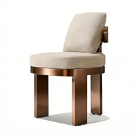 Ensemble de salle à manger d'extérieur de luxe moderne en alliage d'aluminium durable pour hôtel, jardin, terrasse - Table et chaises résistantes à l'eau et aux UV, séchage rapide