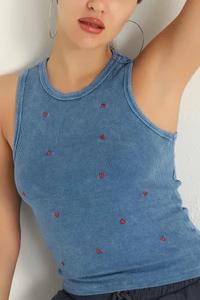 Top Corto Sin Costuras para Mujer, Estilo Deportivo, para Yoga, Gimnasio, Aire Libre, Uso Diario, Personalizable, Liso - Product Image 5