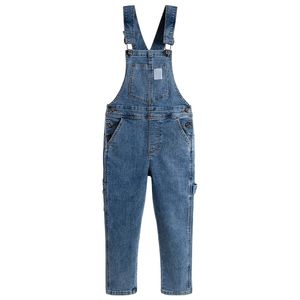 Peto vaquero de alta calidad para niñas, 100% algodón, transpirable, informal, para uso exterior, con logo personalizado. - Product Image 1