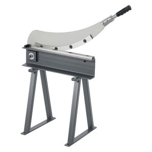 Cisaille à guillotine de haute précision, largeur de coupe de 20 mm, cisaille manuelle de table pour le traitement des tôles métalliques, matériau Q235 pour les machines de cisaillement - Product Image 1